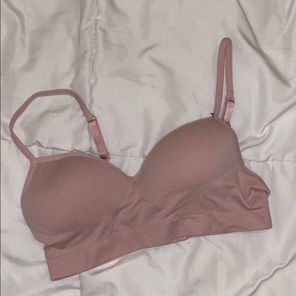 Mauve seamless bra